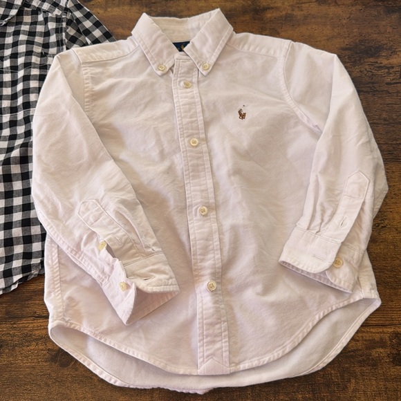 Long sleeve collared dress up shirts bundle Boys 3T - Picture 2 of 8